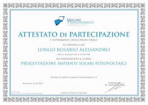 Progettazione di impianti solari fotovoltaici